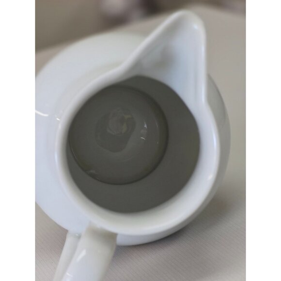 Vintage Heinrich Germany White Porcelain Creamer Milk Pitcher - Picture 6 of 7